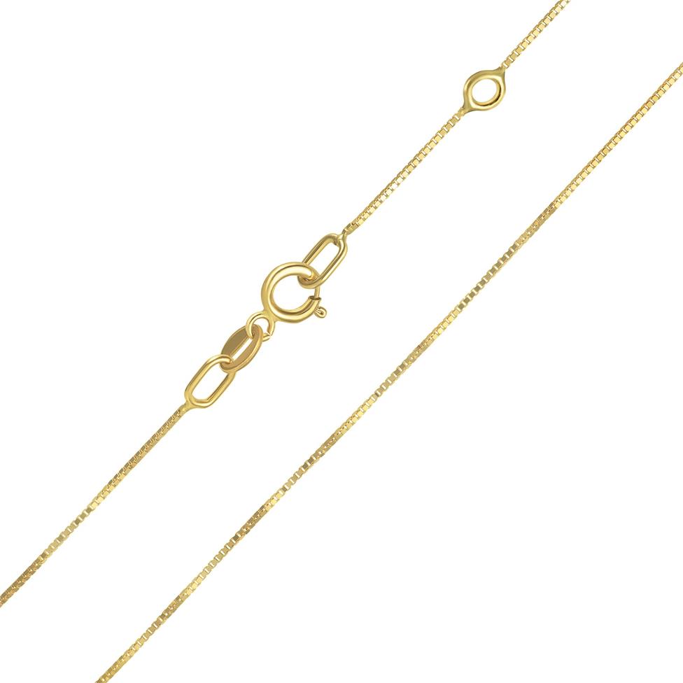 18ct Yellow Gold Box Chain Thumbnail Image 0