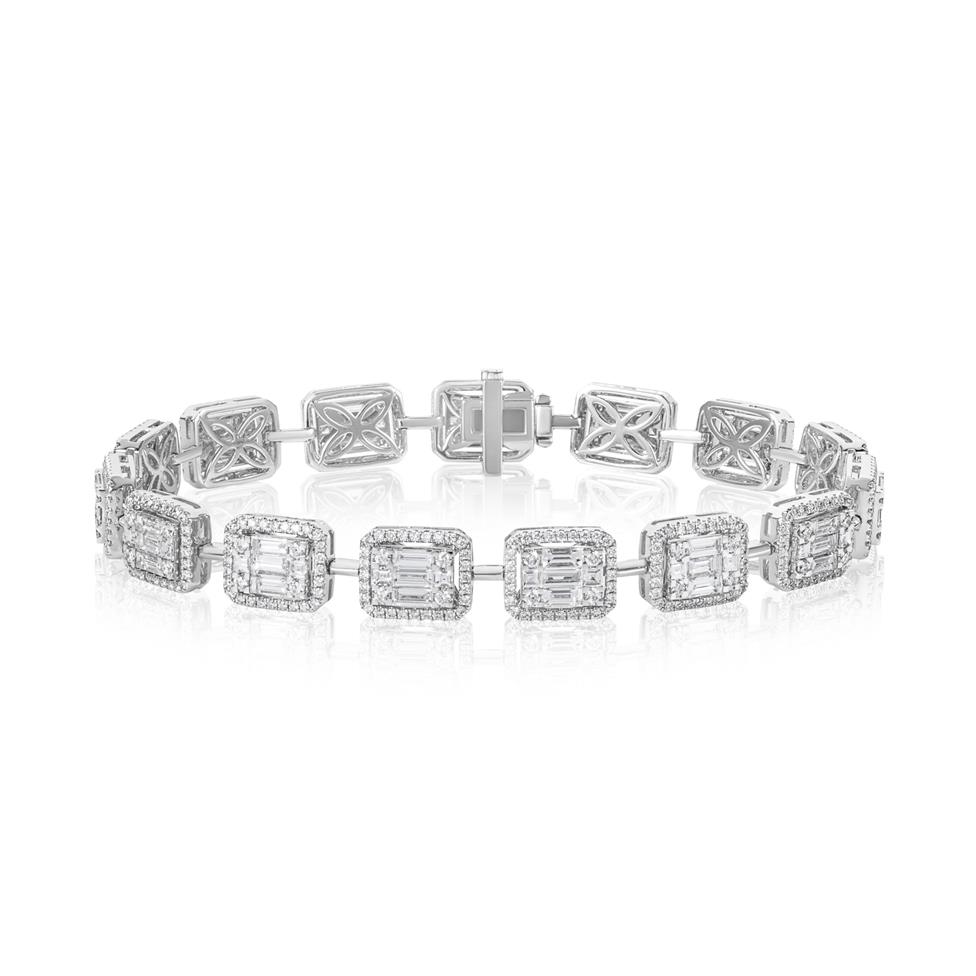 Odyssey 18ct White Gold Diamond Bracelet 5.11ct Thumbnail Image 0