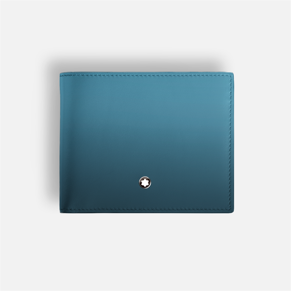 Montblanc Meisterstuck 6cc Wallet Sfumato Smoky Blue Thumbnail Image 0