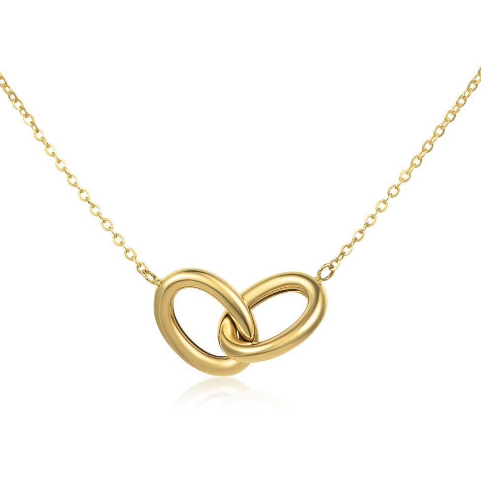 Union 18ct Yellow Gold Oval Necklace Thumbnail Image 0