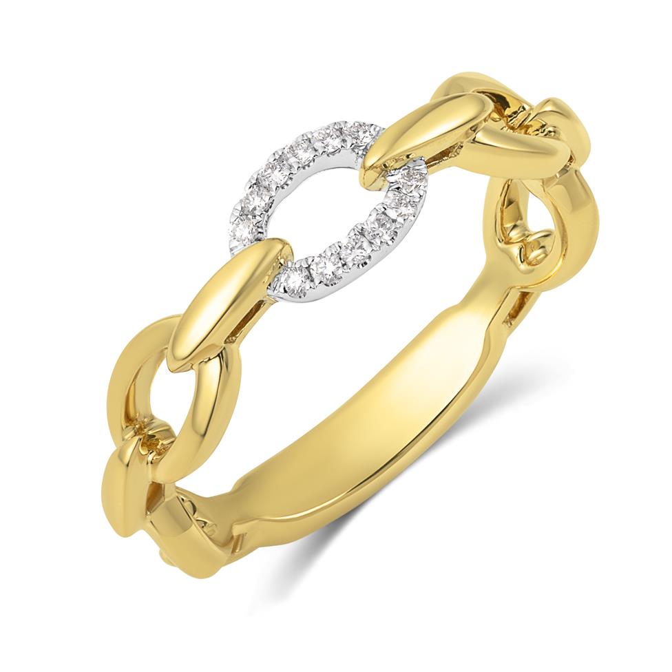 Artemis 18ct Yellow Gold Diamond Ring Thumbnail Image 0