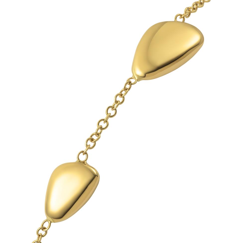 Pebble 18ct Yellow Gold Bracelet Thumbnail Image 2