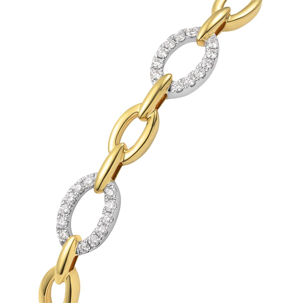 Artemis 18ct Yellow Gold Diamond Bangle Thumbnail Image 2
