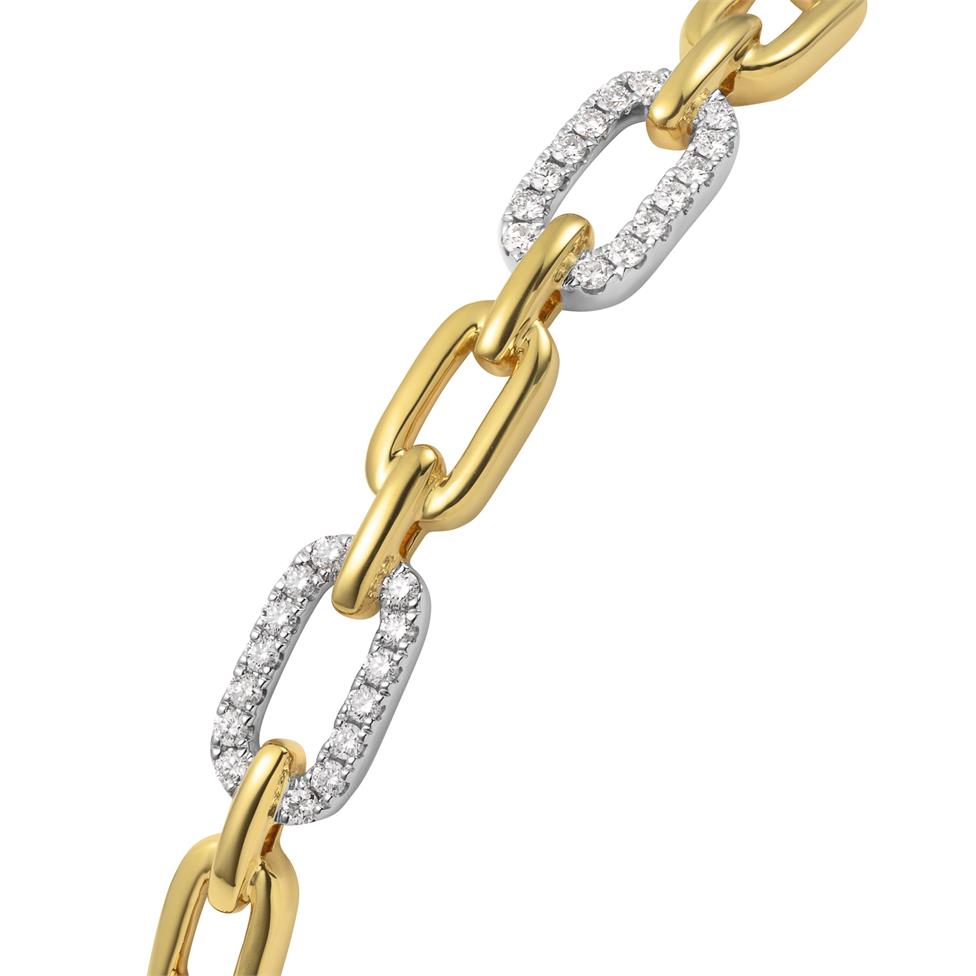 Artemis 18ct Yellow Gold Diamond Bangle Thumbnail Image 2