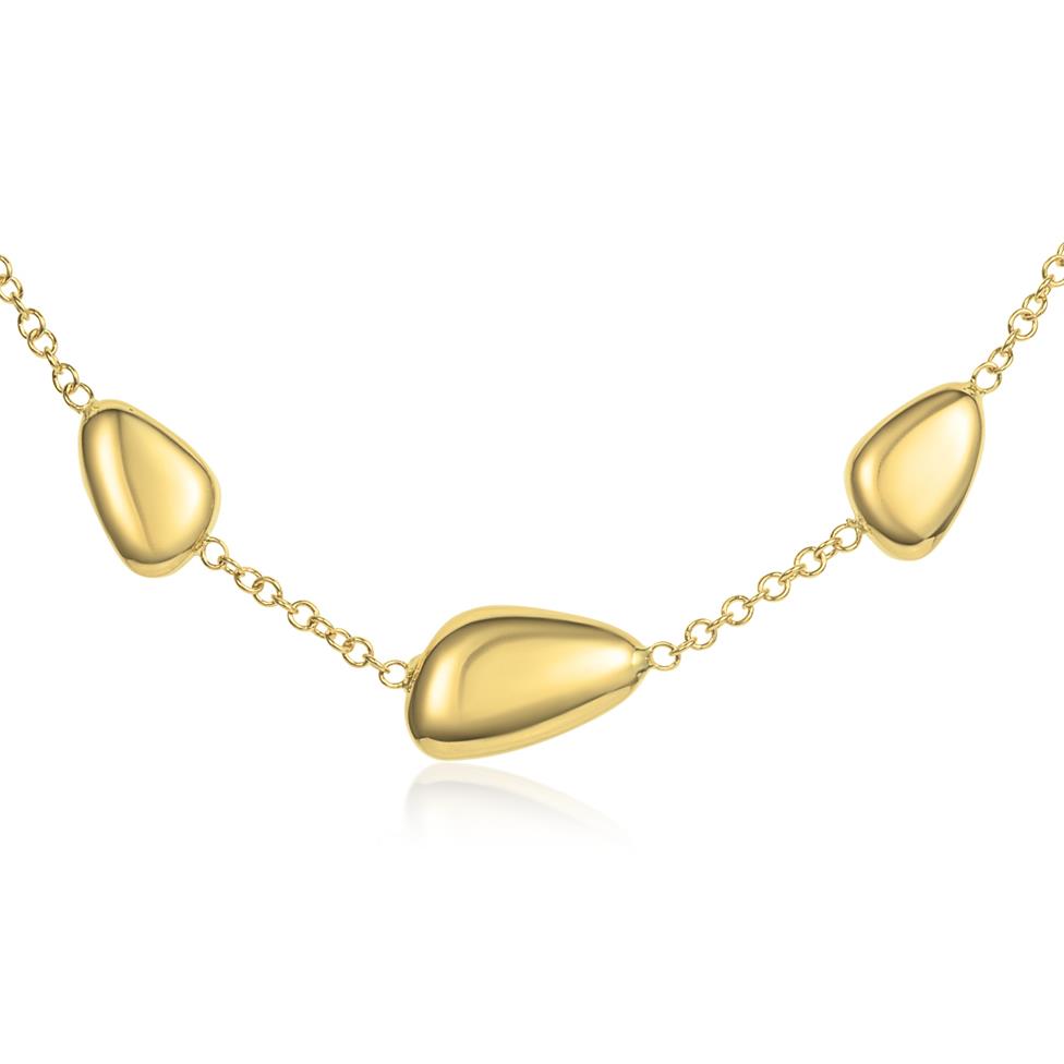 Pebble 18ct Yellow Gold Necklace Thumbnail Image 2