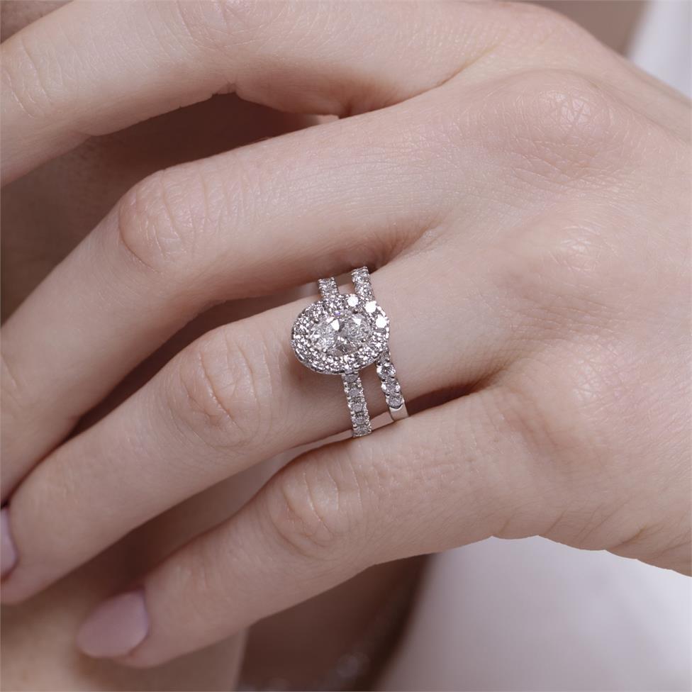 Platinum Diamond Half Eternity Ring 0.50ct Thumbnail Image 4