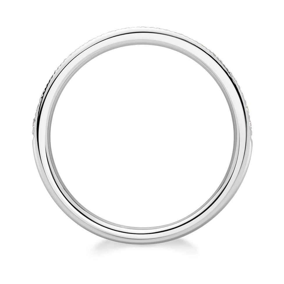Platinum Diamond Half Eternity Ring 0.22ct Thumbnail Image 1